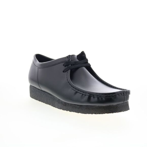 Clarks Mens Wallabee Black Shoes (NWT) - Picture 2 of 7